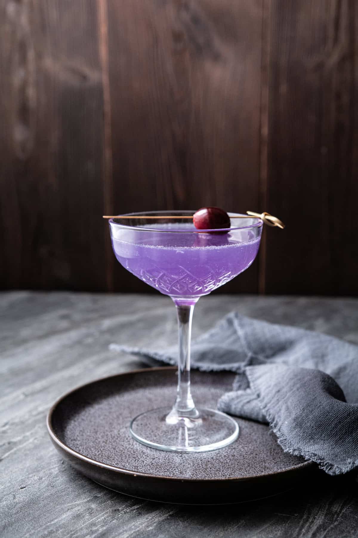 Aviation Cocktail with Maraschino and Violet Liqueur