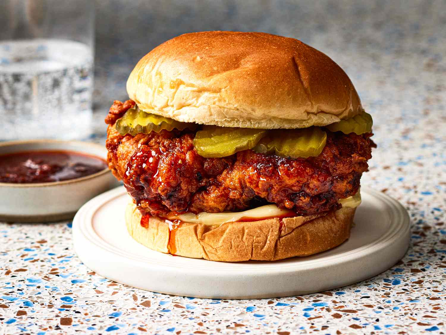 Nashville-Style Hot Chicken Sandwich with Pickles