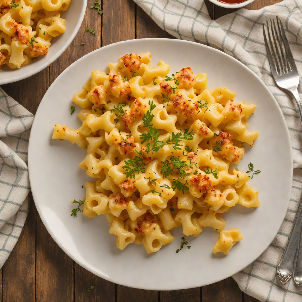 Baked Macaroni and Cheese with Sharp Cheddar
