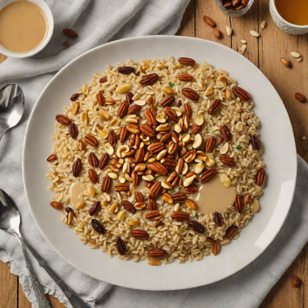 Cardamom Chai-Spiced Oatmeal with Honey and Nuts