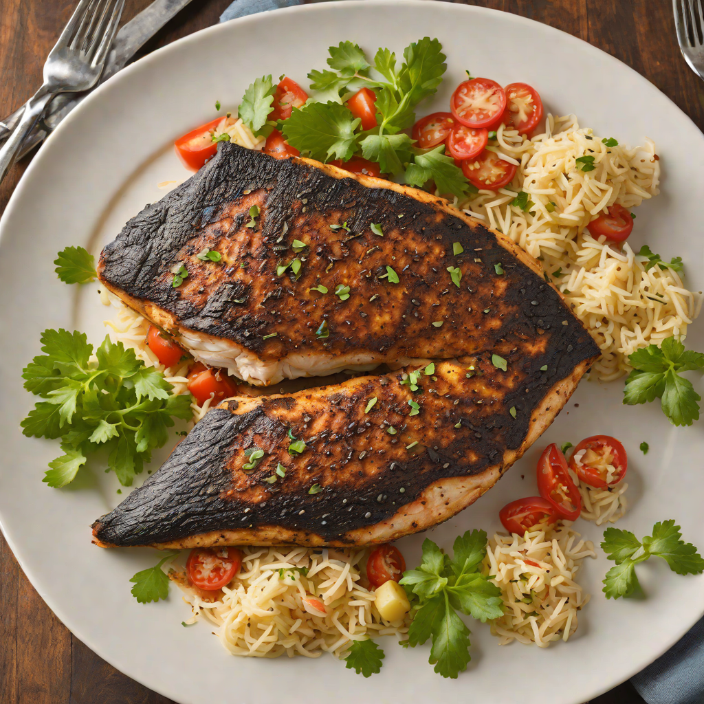 Blackened Catfish with Cajun Spice Rub