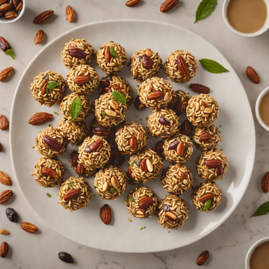 No-Bake Hemp Seed Energy Bites with Peanut Butter and Dates