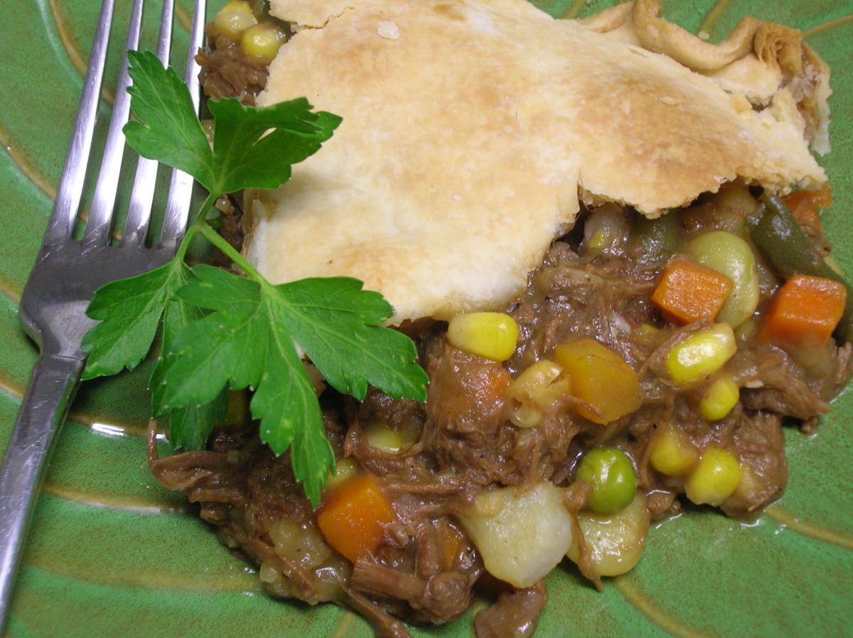 Populated Pot Pie with Harvest Filling