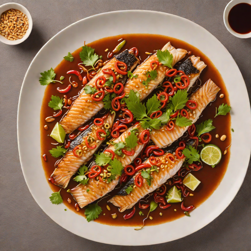 Braised Hunan-Style Fish with Chili Bean Sauce