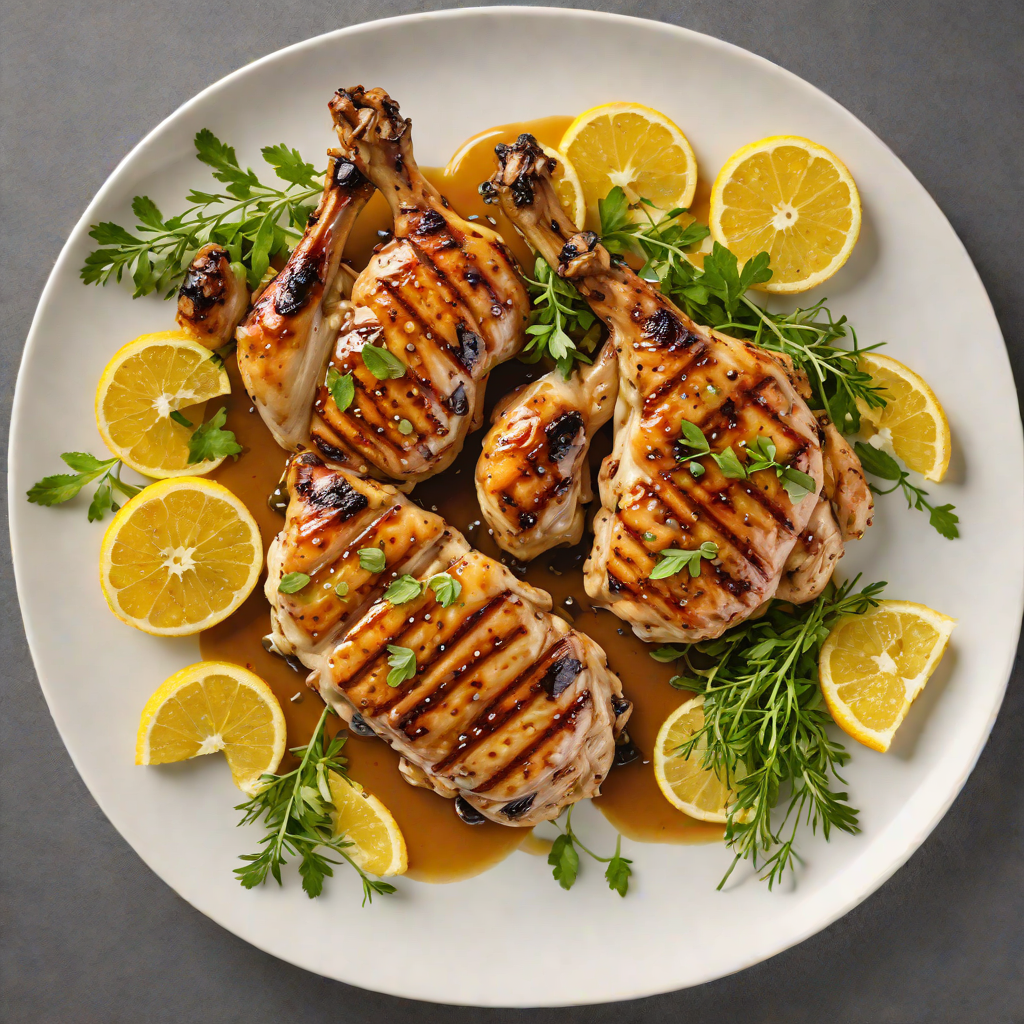 Grilled Herb-Marinated Chicken with Citrus Glaze