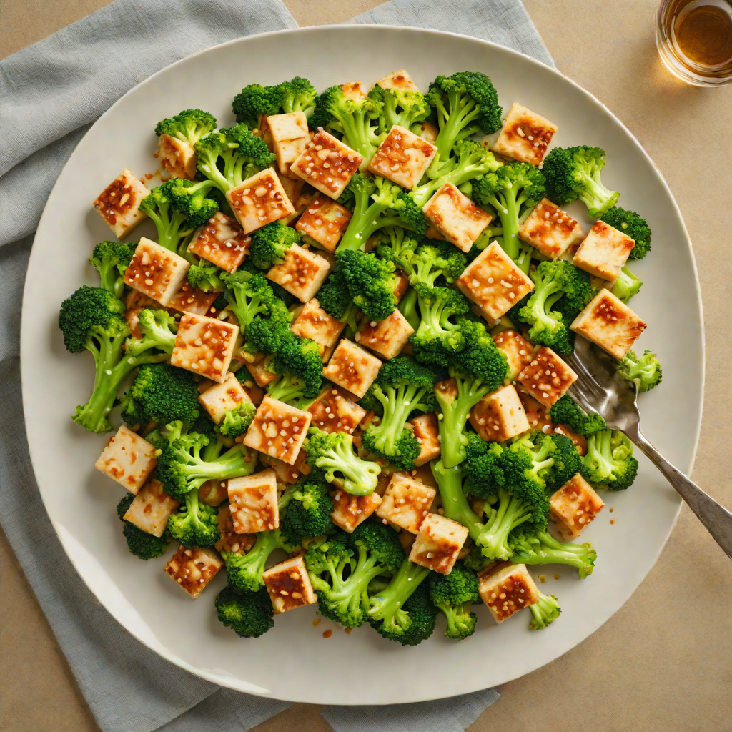 Four-Ingredient Quick Stir-Fry with Tofu and Broccoli
