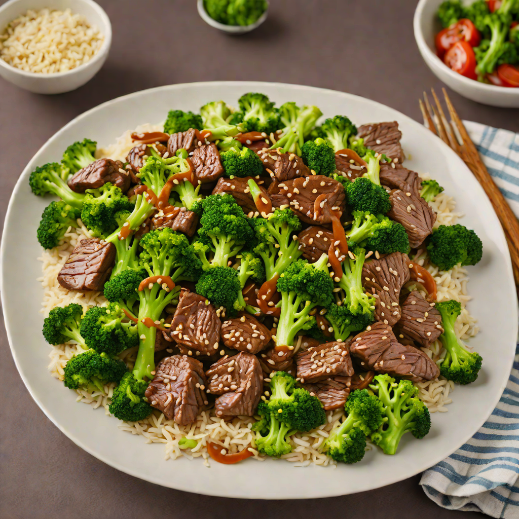 Garlic-Soy Glazed Beef Stir Fry with Broccoli