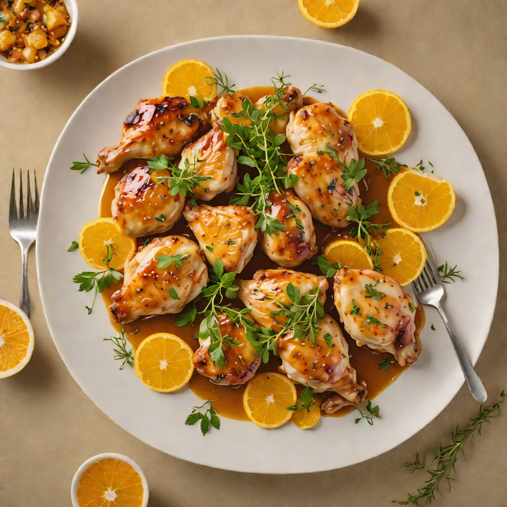 Sautéed Chicken with Orange and Thyme Glaze