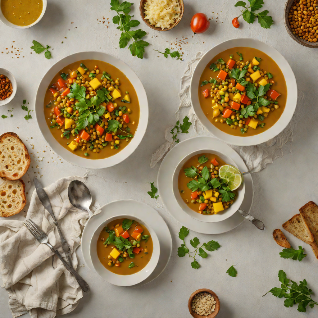 One-Pot Turmeric Lentil and Vegetable Stew