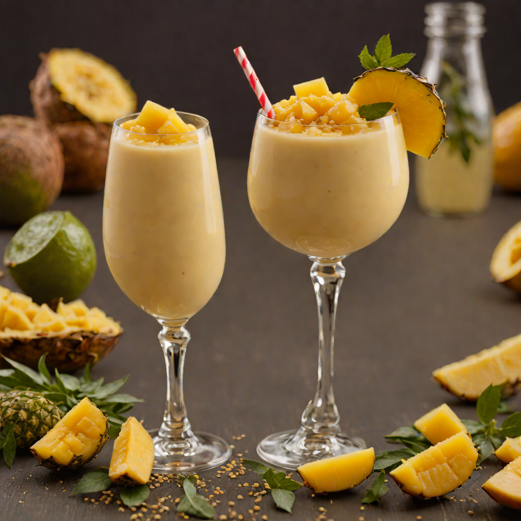Blender-Whipped Mango Pineapple Smoothie