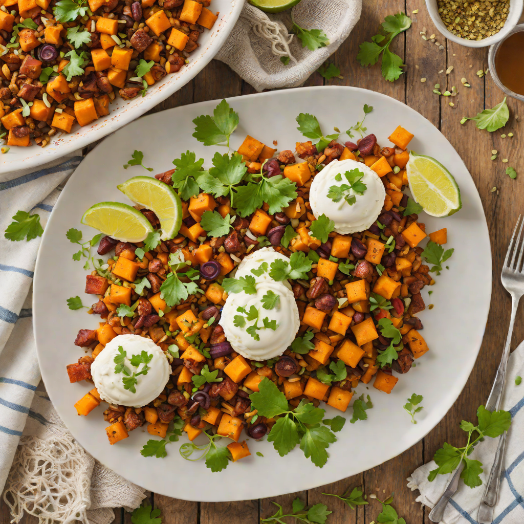Sheet Pan Mexican Chorizo and Sweet Potato Hash
