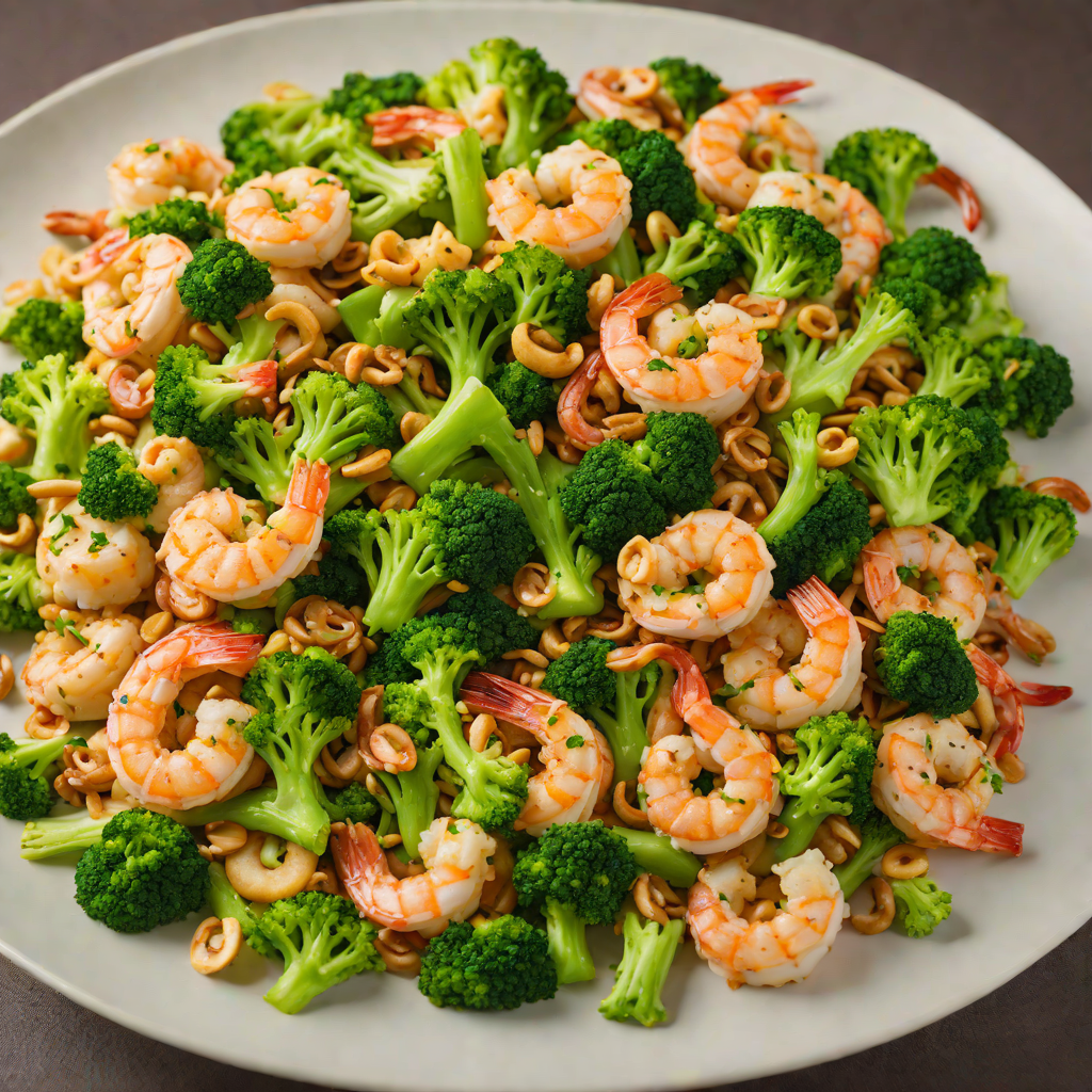 Spicy Shrimp Stir-Fry with Broccoli and Cashews