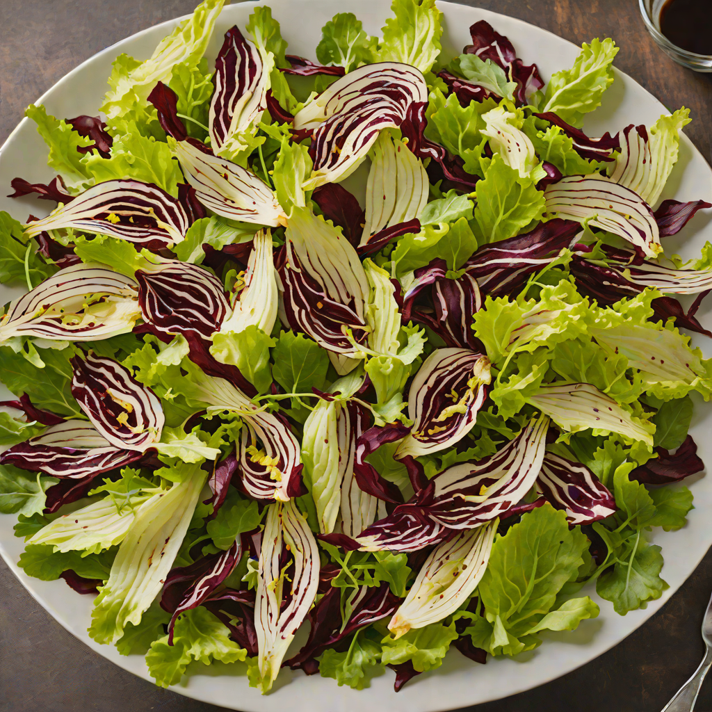 Sautéed Radicchio and Endive Salad with Balsamic Reduction