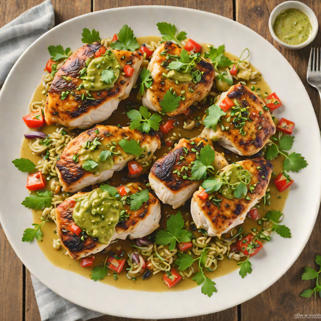 Pan-Seared Chicken Thighs with Spicy Mission-Style Salsa Verde