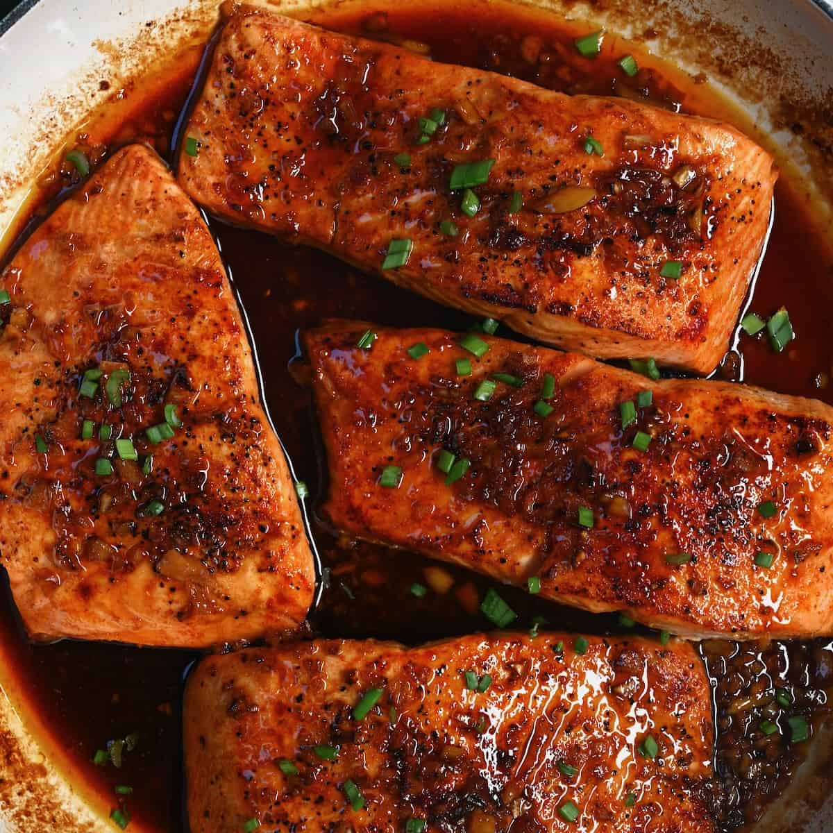 Johnson's Honey Glazed Salmon