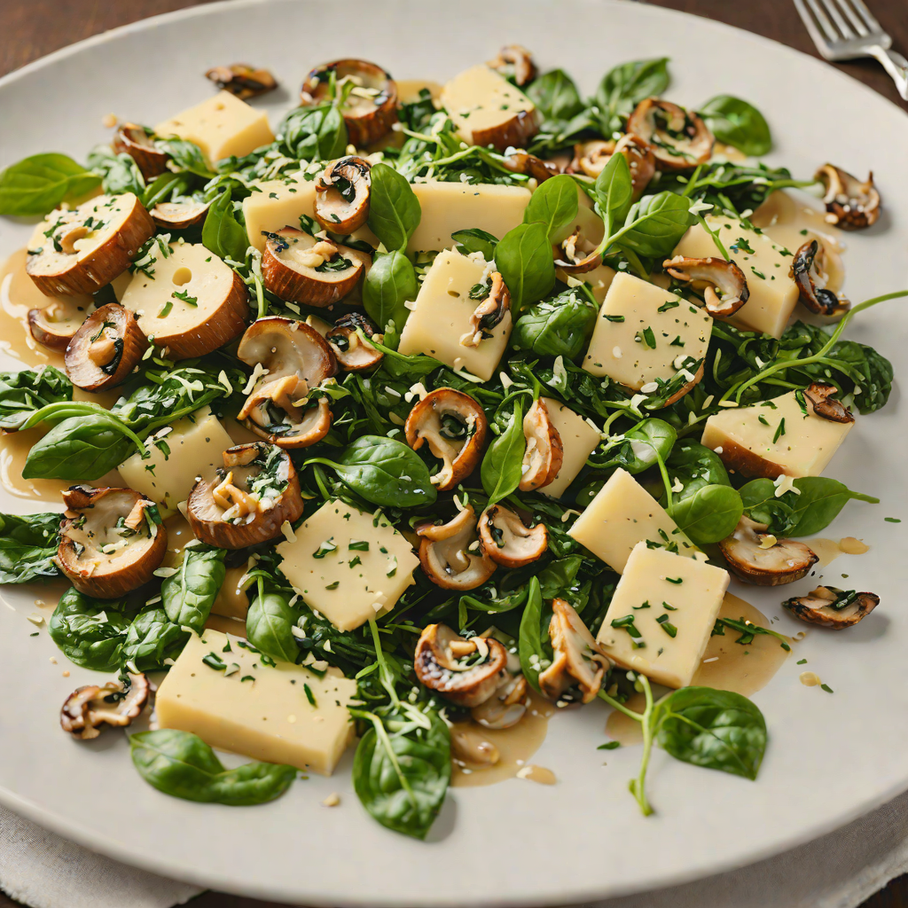 Cheese-Stuffed Mushrooms with Spinach and Garlic
