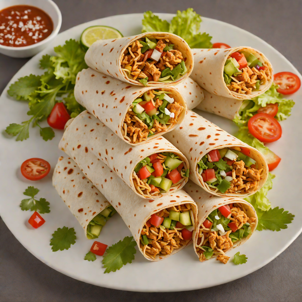 Sautéed Mission Burrito-Inspired Chicken Wrap