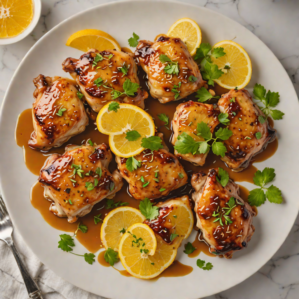 Sautéed Chicken Thighs with Spiced Citrus Glaze