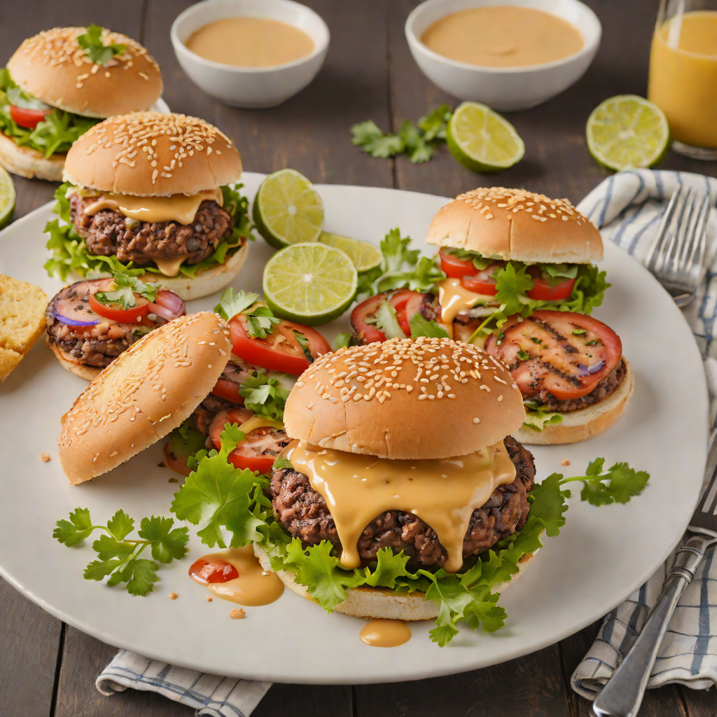 Southwest Grilled Bison Burgers with Chipotle Aioli