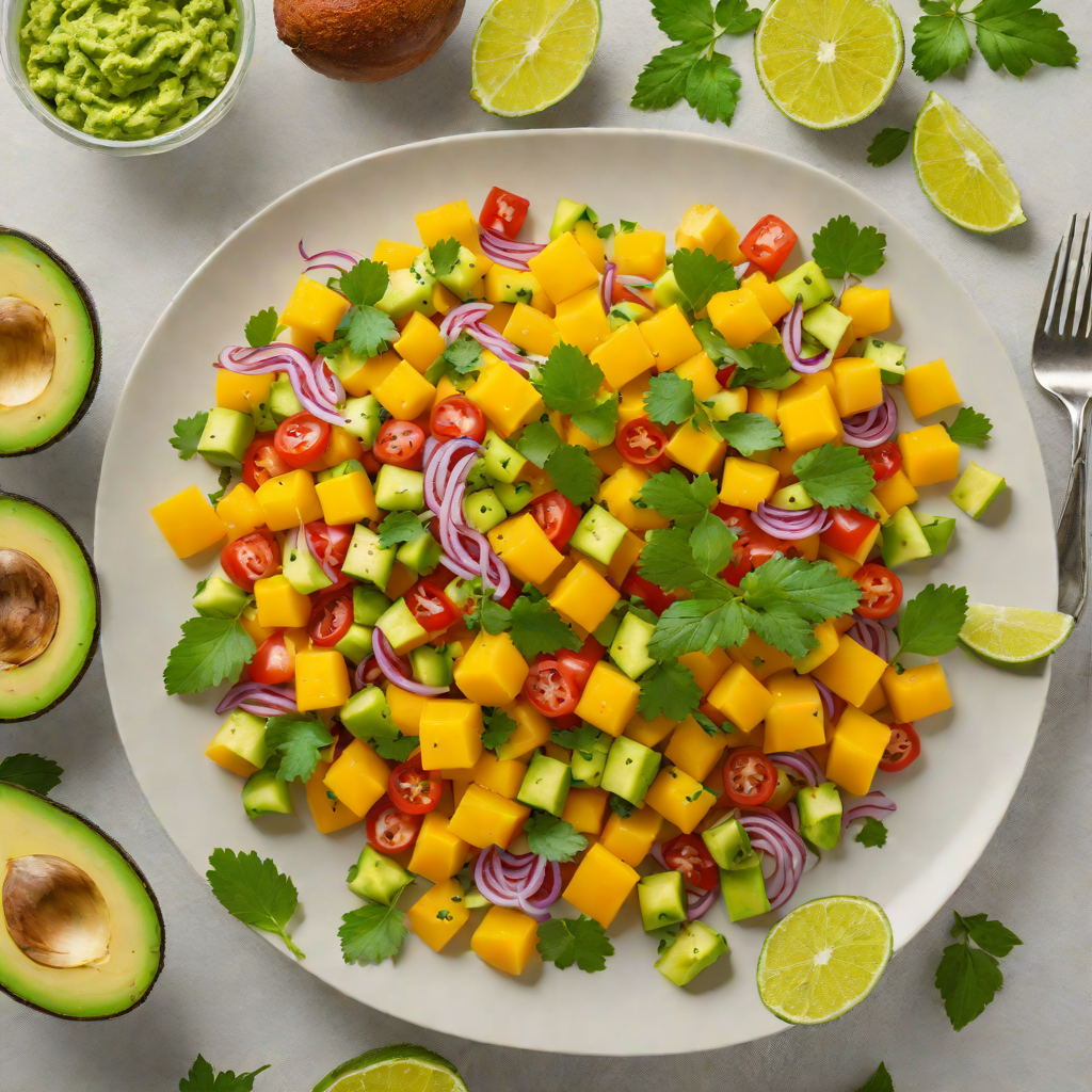Playful Spiced Mango and Avocado Salsa