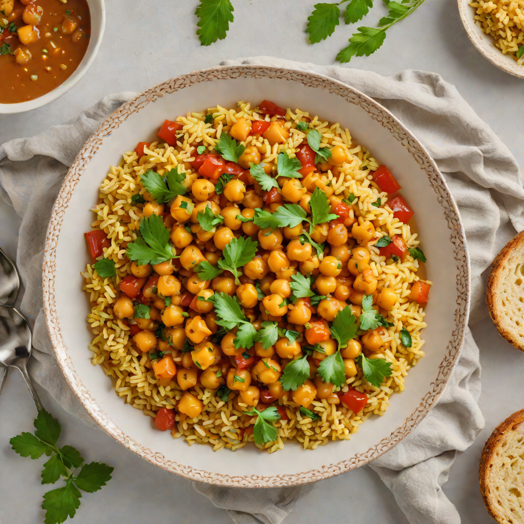 One-Pot Moroccan Chickpea and Couscous Stew