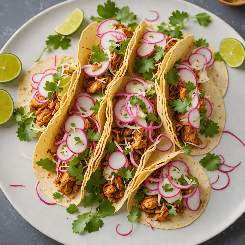 Street-Style Chicken Tacos with Pickled Onions