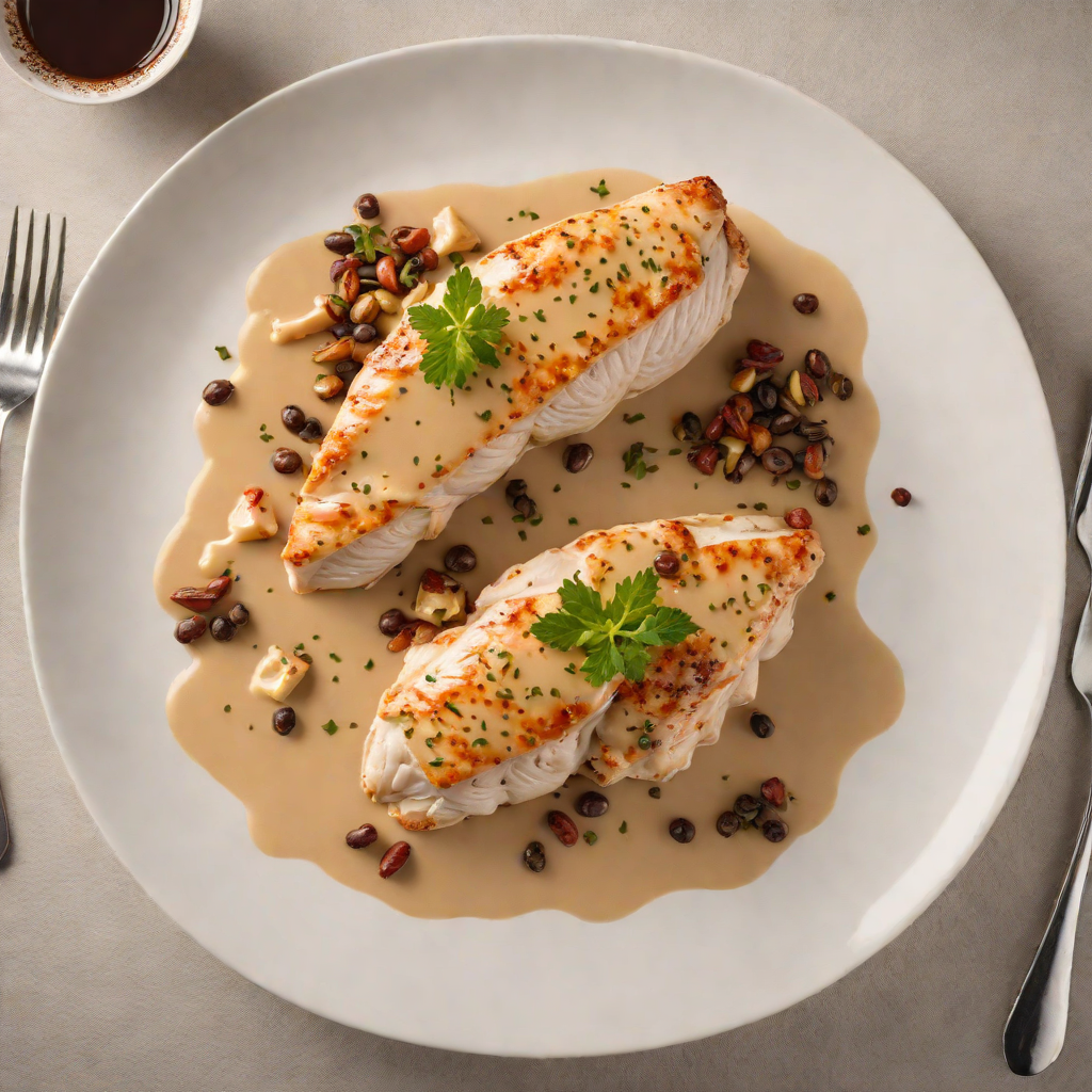 Pan-Seared Chicken with Pikes Peak Peppercorn Sauce