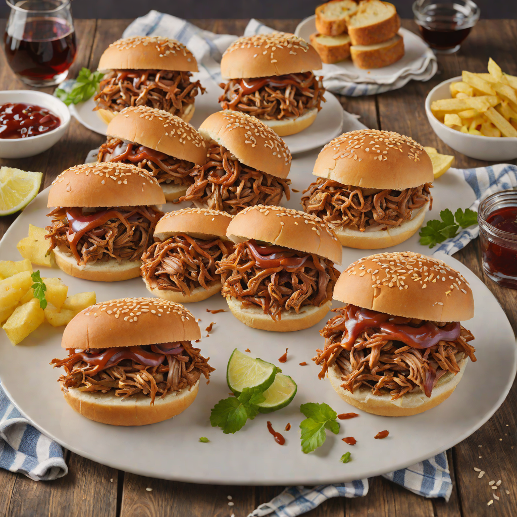 USA Factory-Inspired American BBQ Pulled Pork Sandwiches