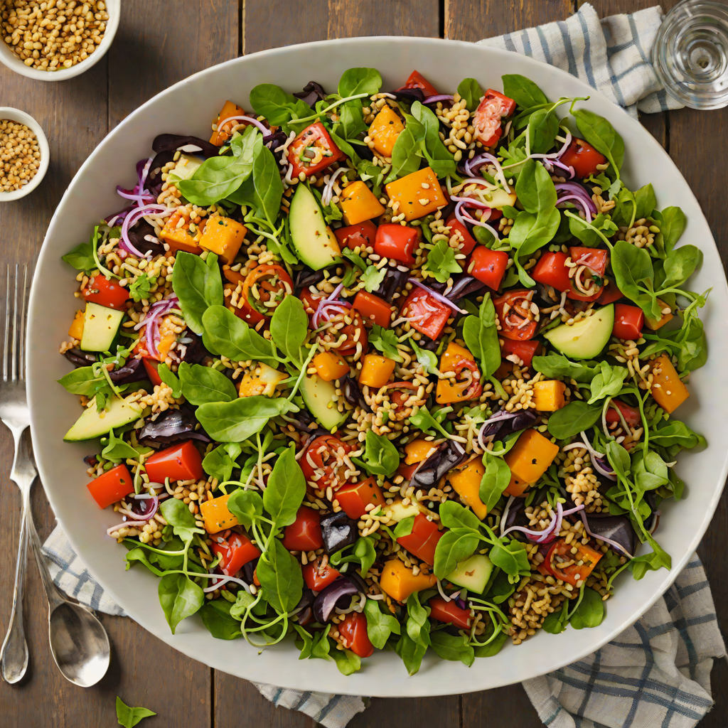 Mountain-Inspired Quinoa and Roasted Vegetable Salad