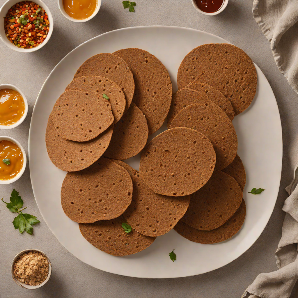 Teff Injera Breads with Tangy Fermented Batter