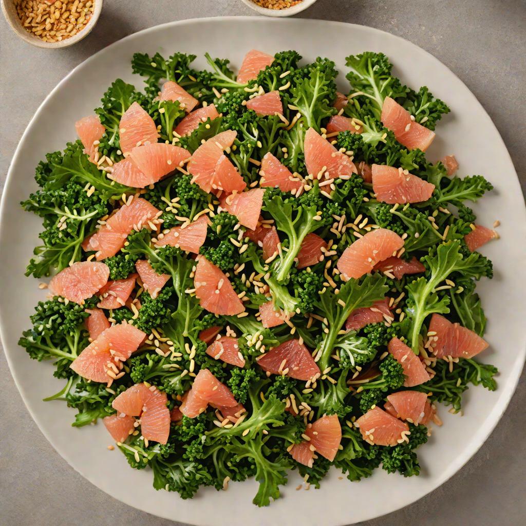 Kale and Grapefruit Stir-Fry with Toasted Sesame
