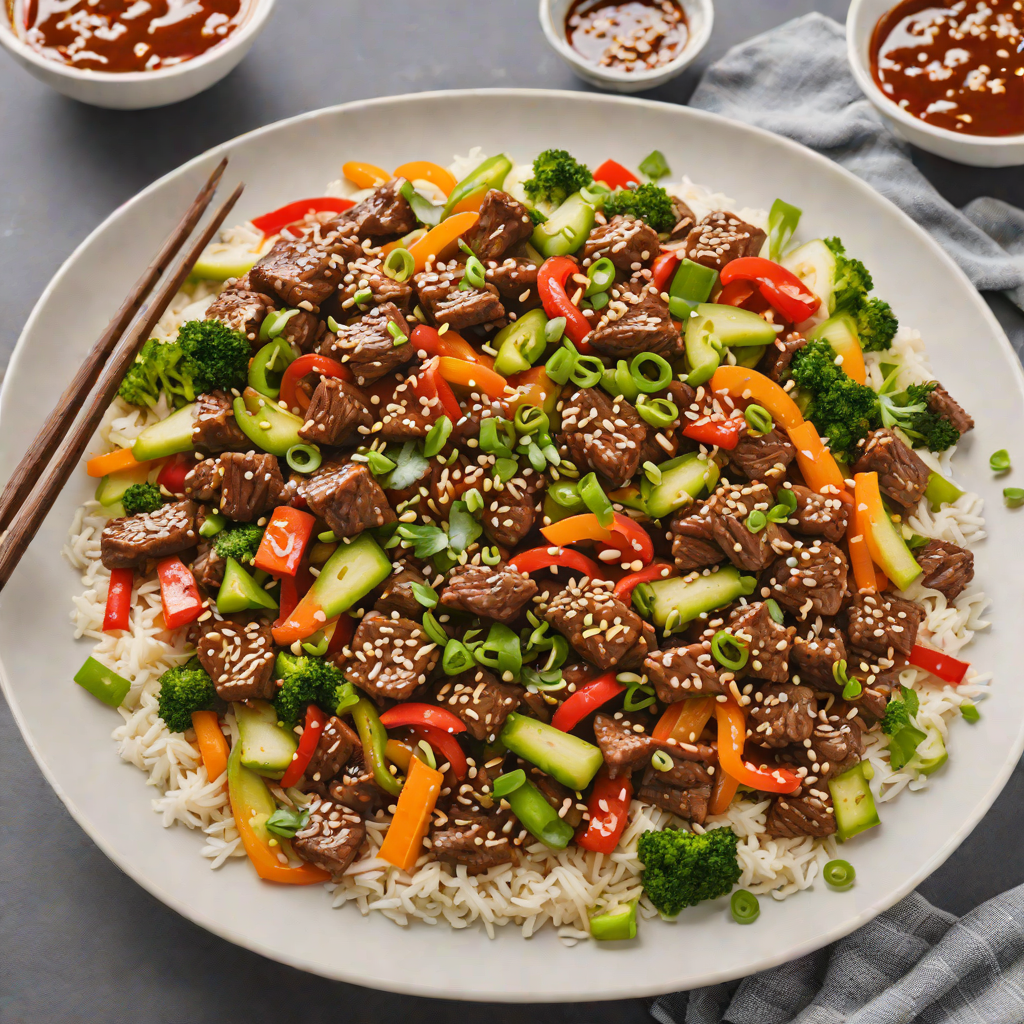 Spicy Korean-Inspired Beef Stir Fry with Gochujang and Garlic