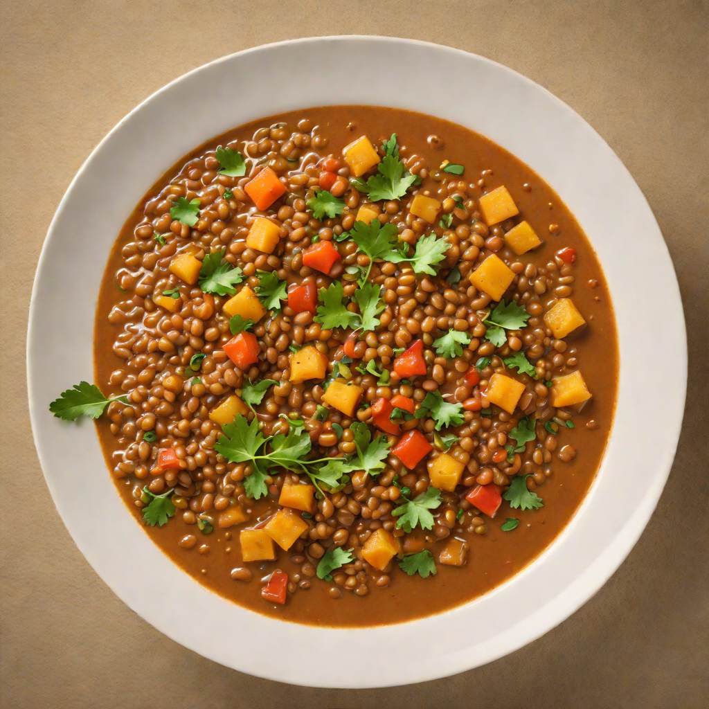 Kadwa-Inspired Spiced Lentil Stew