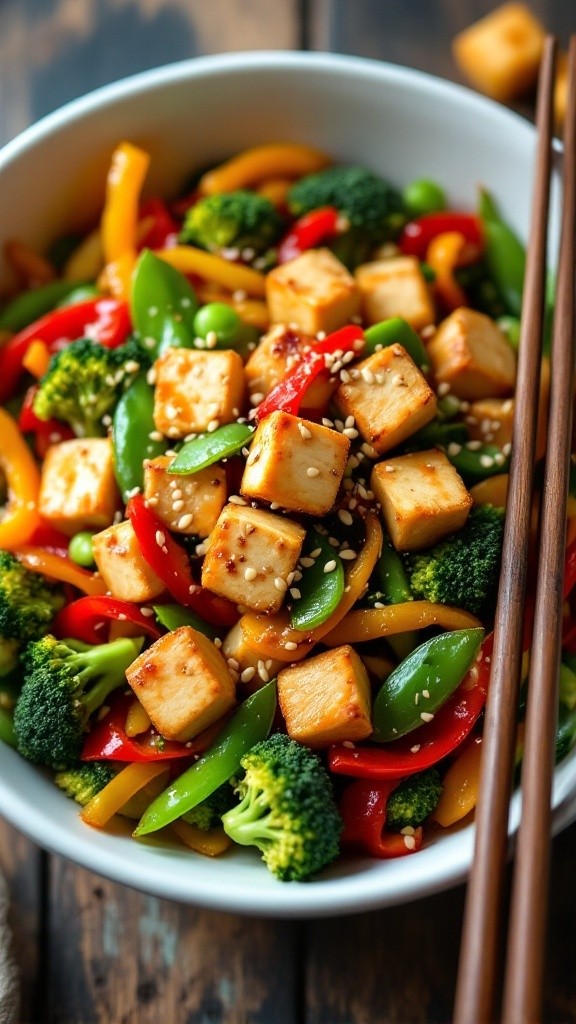 Defibrillator Vegetable Stir-Fry with Tofu
