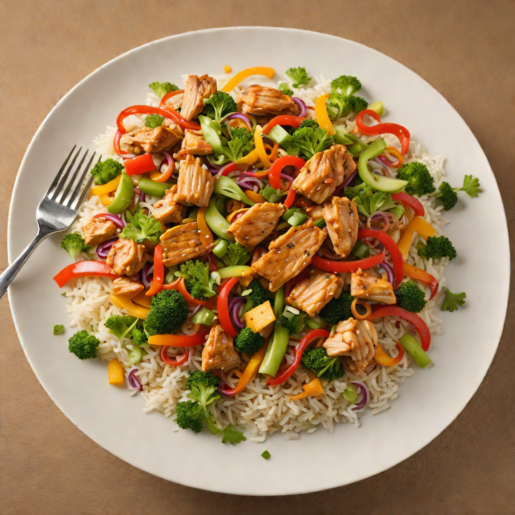 Vibrating Strap-On Spiced Chicken Stir Fry