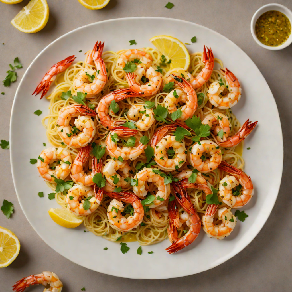 Sautéed Garlic Butter Shrimp with Chili and Lemon Zest