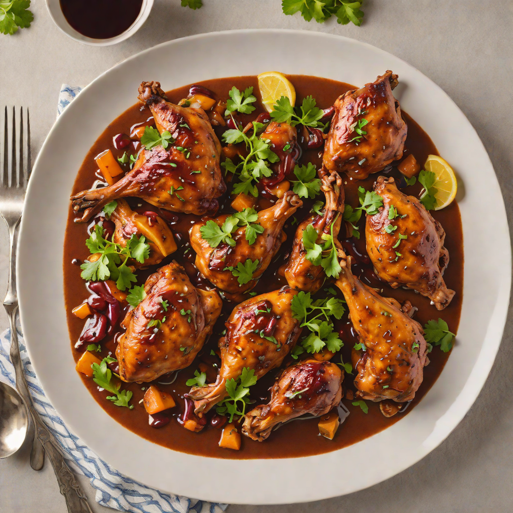 Slow-Simmered Berbere Chicken Wat with Red Wine