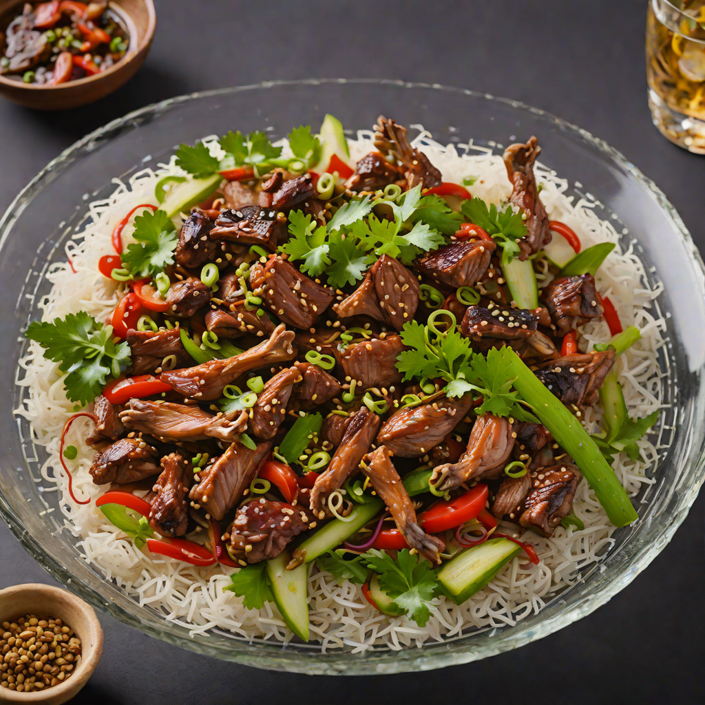 Spiced Duck Stir Fry with Ginger and Scallions