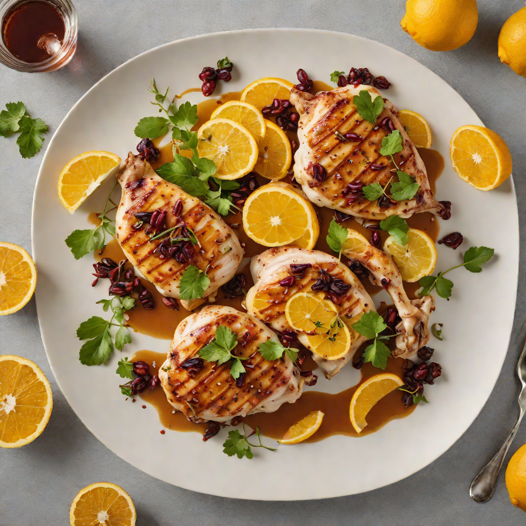 Pan-Seared Chicken with Citrus and Sumac Glaze