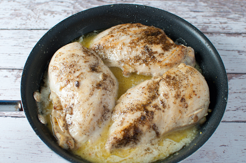Fun-eral Chicken Skillet with Lemon Herb Butter
