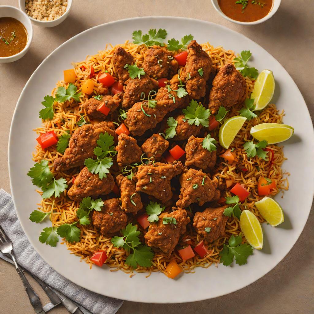Berbere-Spiced Chicken Tibs with Injera