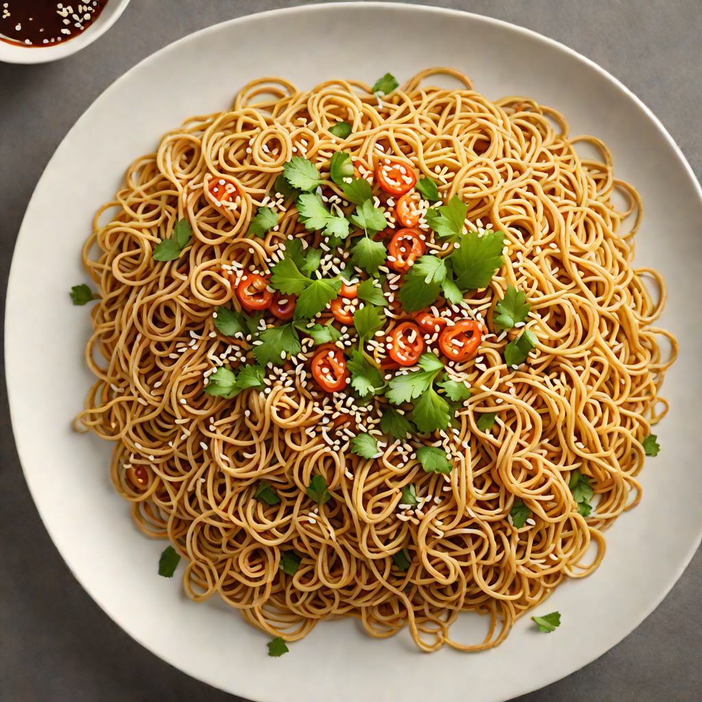 Stir-Fried Sesame Garlic Noodles