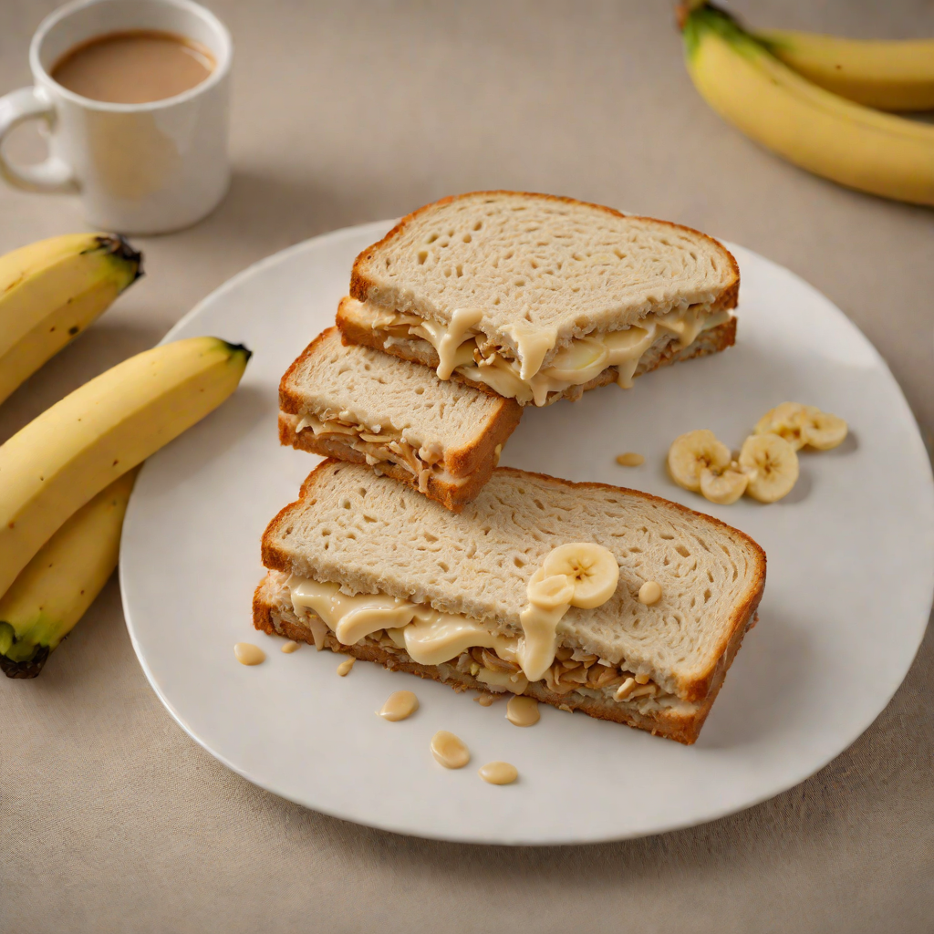 Snoopy’s Classic Peanut Butter and Banana Sandwich