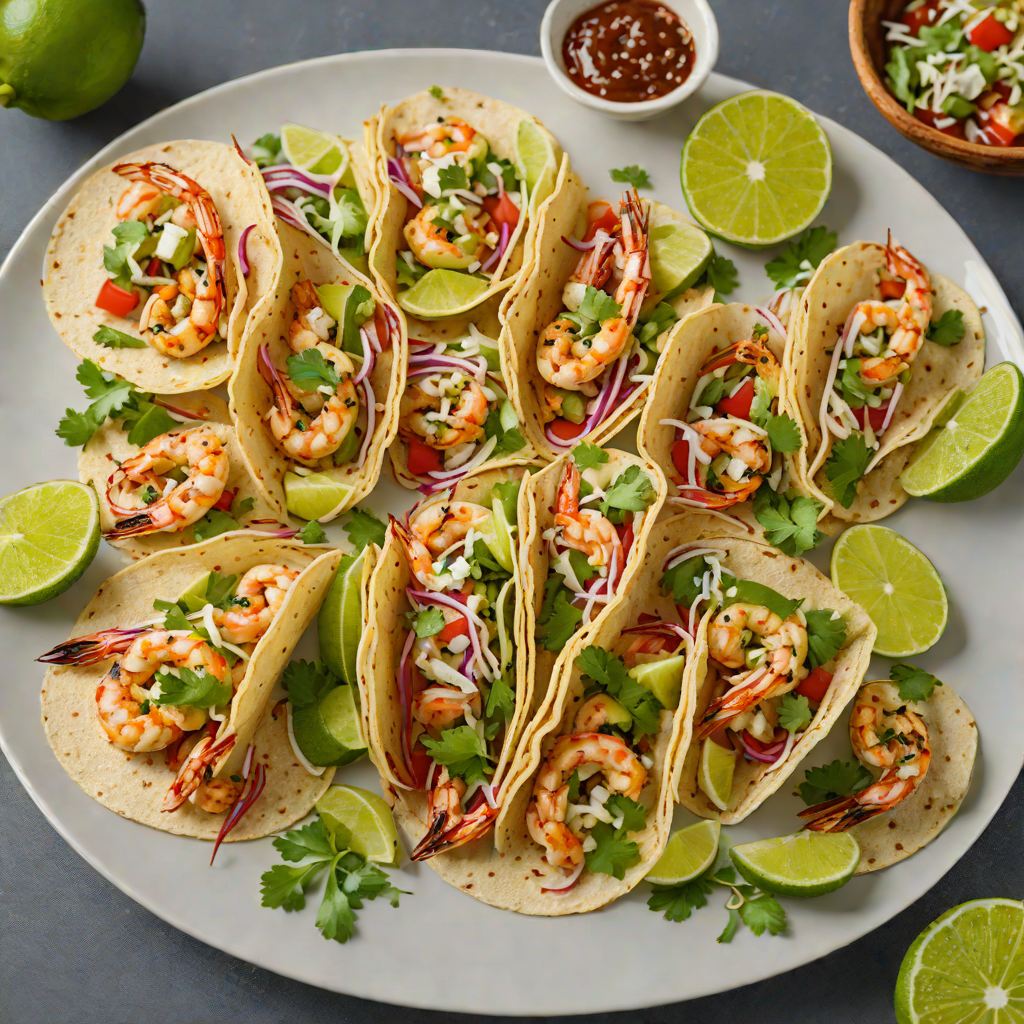 Tequila-Lime Marinated Grilled Shrimp Tacos
