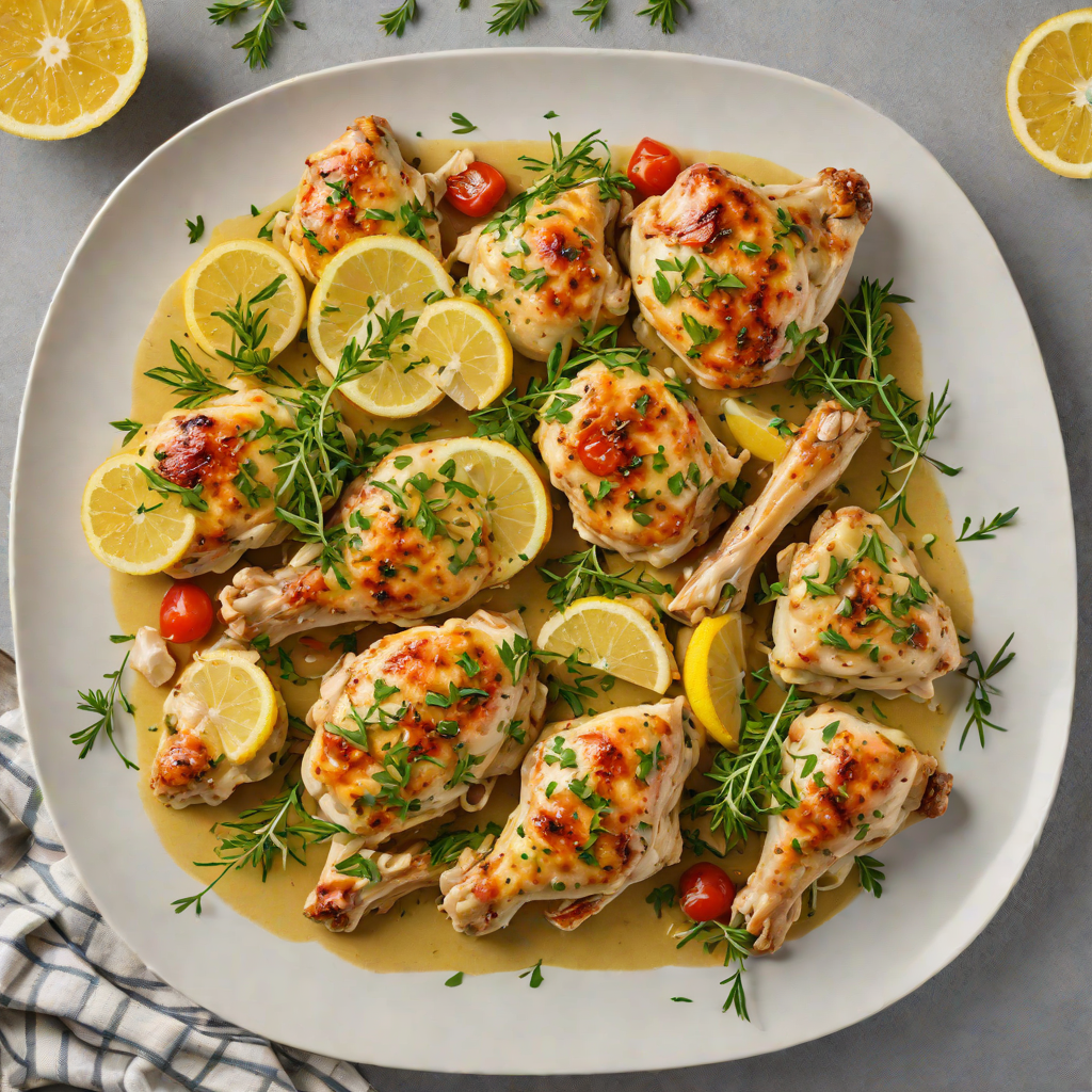 One-Pot Garlic Butter Chicken with Lemon and Thyme