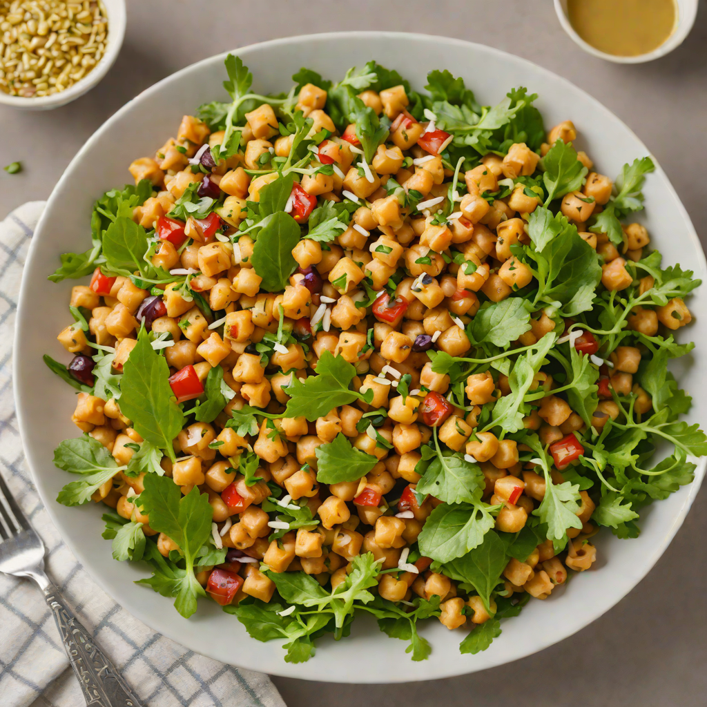 Dotting Tool-Inspired Spiced Chickpea Salad