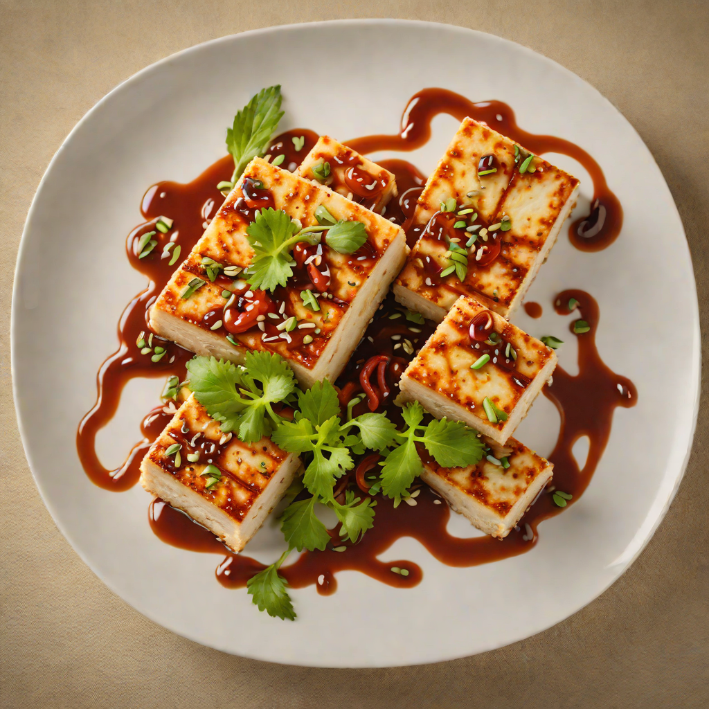 Pan-Seared Tofu with Garlic-Chili Soy Glaze