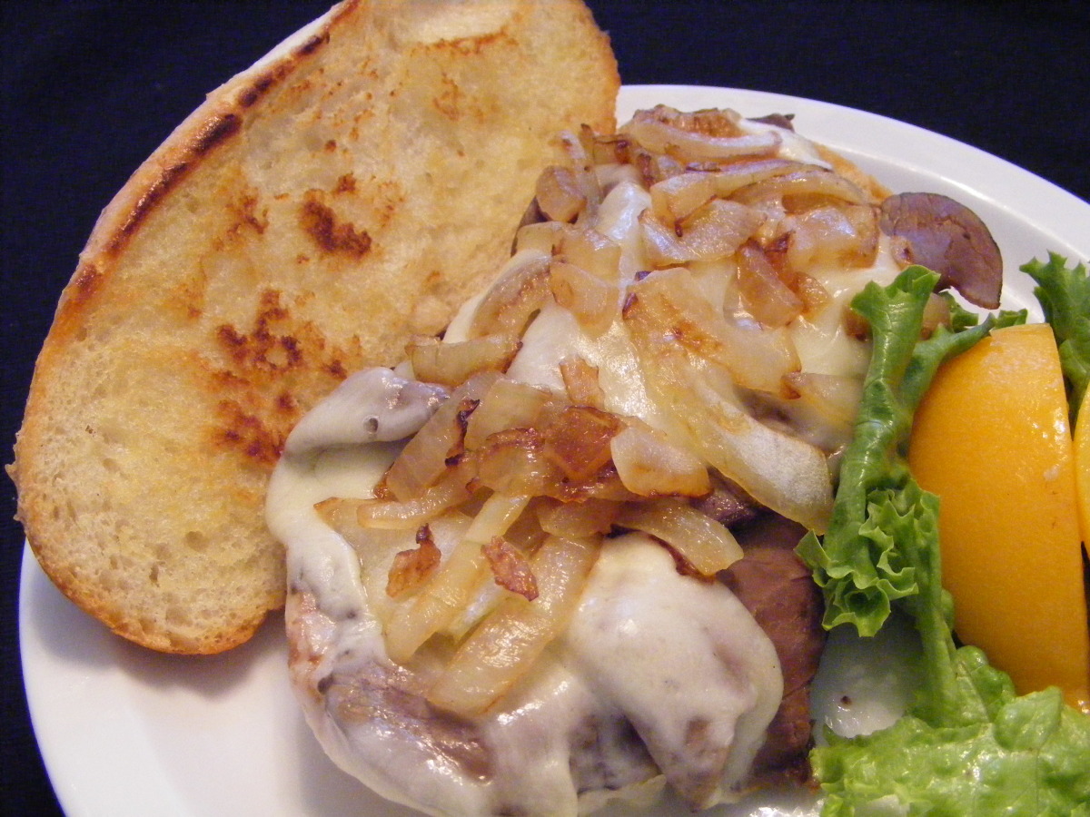 American Philly Cheese Steak Sandwiches
