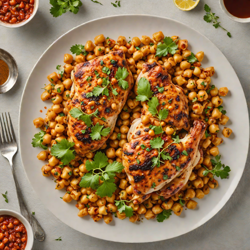 One-Pan Spiced Harissa Chicken with Chickpeas