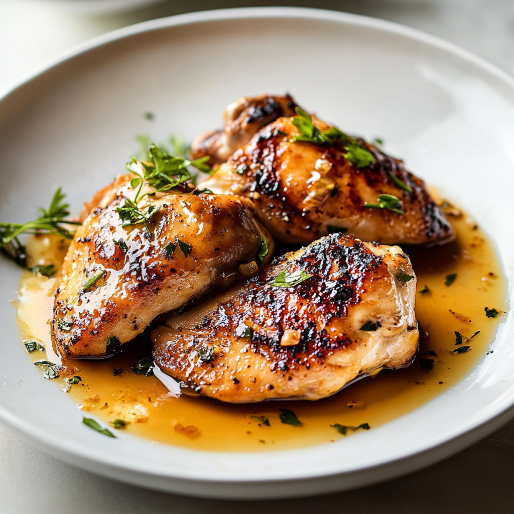 Best Pan-Seared Chicken with Lemon-Herb Crust
